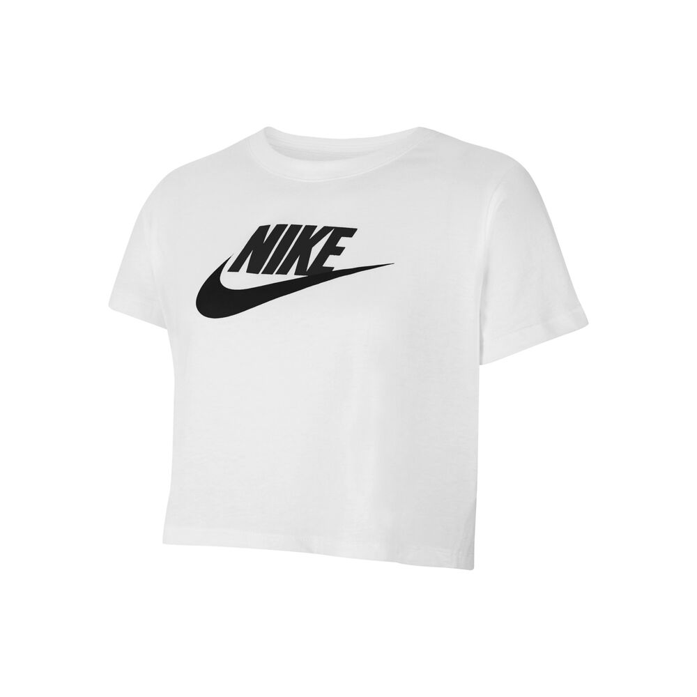Nike Sportswear T-shirt Filles - Blanc , Noir