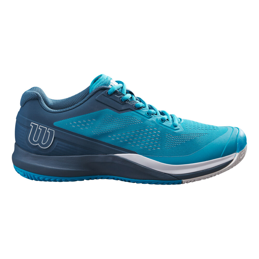 Wilson Rush Pro 3.5 Chaussures Toutes Surfaces Hommes - Turquoise , Bleu Foncé