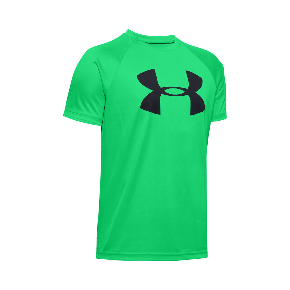 Under Armour Big Logo T-shirt Garçons - Vert Fluo , Noir