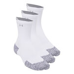 V&ecirc;tements Under Armour Under Armour Velociti Run Cush 3p Crew  Chaussettes de running Unisex-blanc, blanc