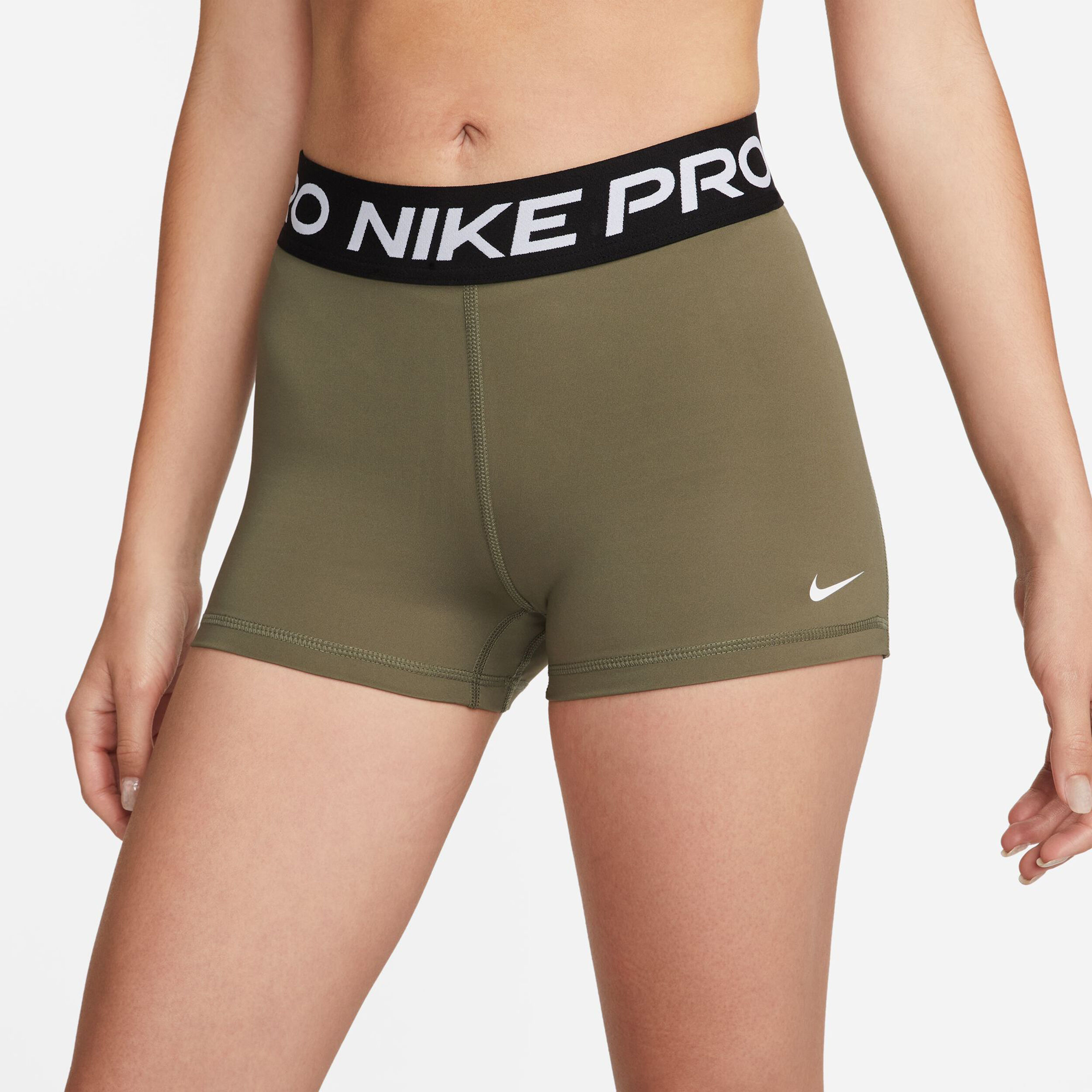 Nike pro shorts lime green discount