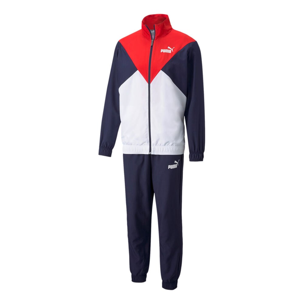 Puma CB Retro Woven Colorblock Survêtement Hommes - Bleu Foncé , Blanc