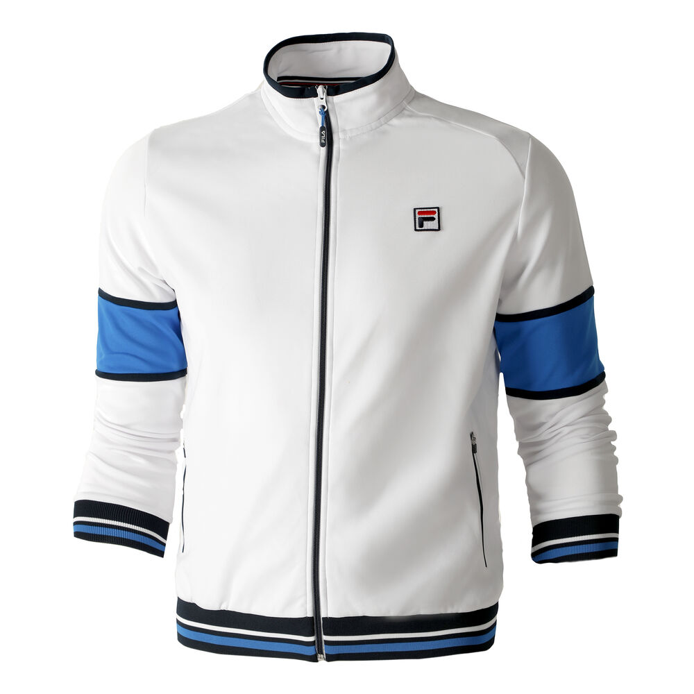 Fila Christian Veste De Survêtement Hommes - Blanc , Bleu