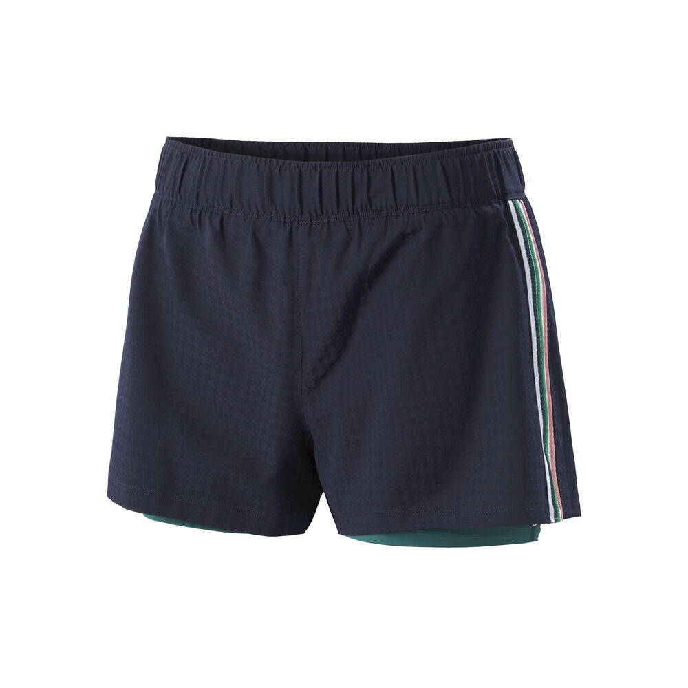 Lacoste Shorts Femmes - Bleu Foncé , Vert