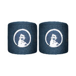 Vêtements de tennis Quiet Please Quiet Please Short Poignet Pack de 2 unités Unisex - bleu gris, blanc
