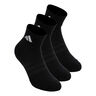 Essentials Ankle 3P Chaussettes de tennis - Pack de 3 Unisex-noir