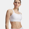 HeatGear High Soutien-gorge sport Femmes-blanc, gris