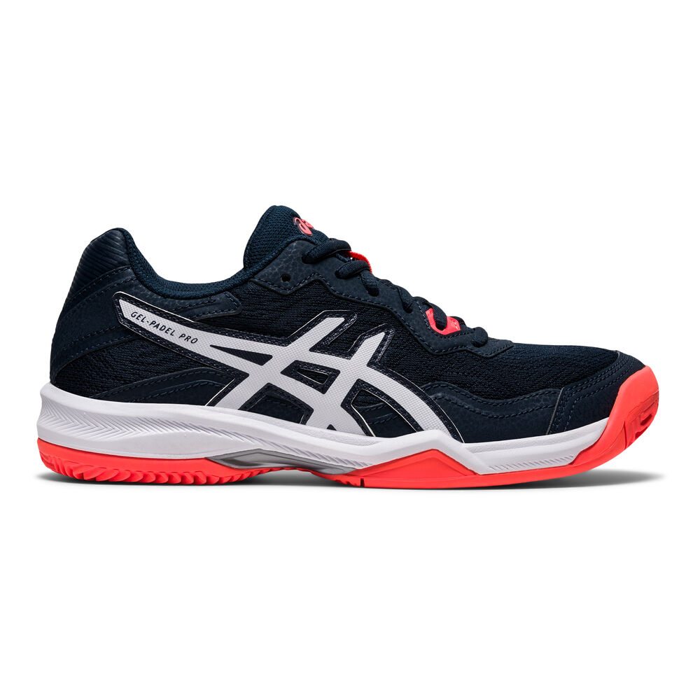 Asics GEL-Padel Pro 4 Chaussures Padel Femmes - Bleu Foncé , Blanc