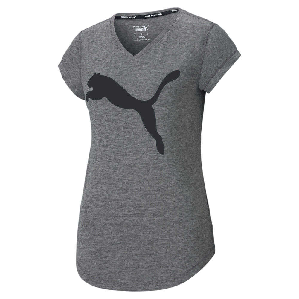 Puma Favorite Heather Cat T-shirt Femmes - Gris , Noir