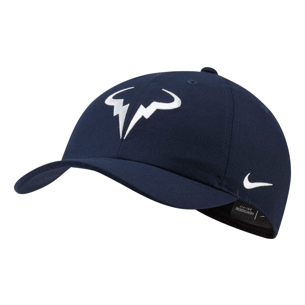 Nike Rafael Nadal Court Aerobill H86 Casquette - Bleu Foncé , Blanc