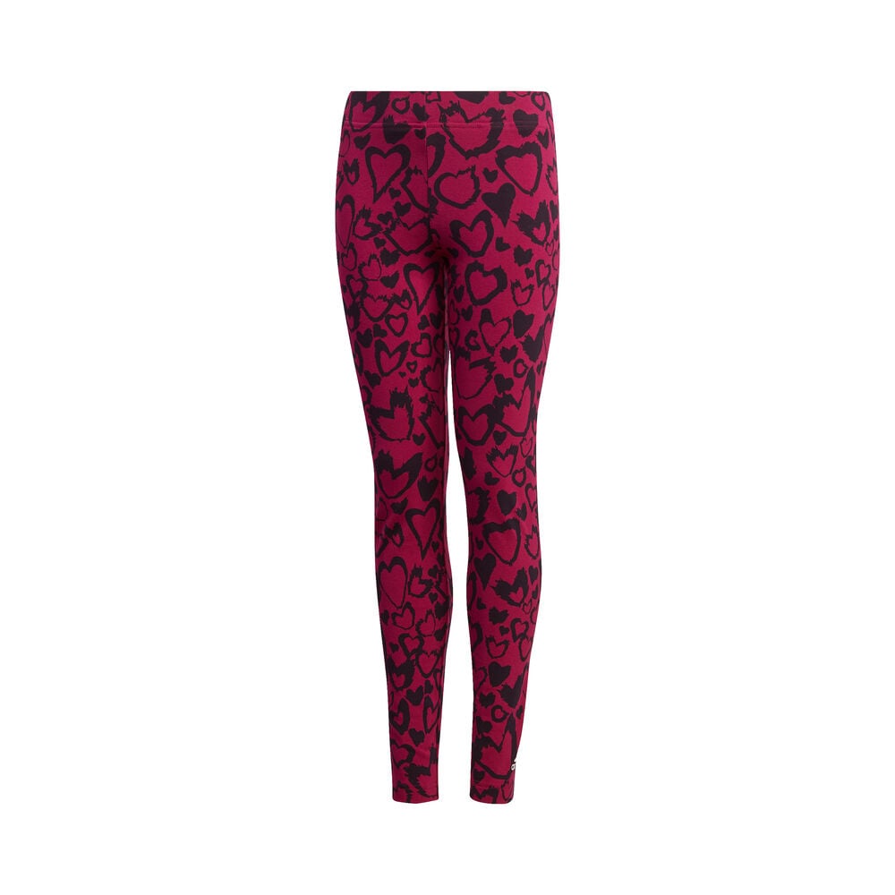 adidas Must Have Graphic Collant Tight Filles - Berry, Noir