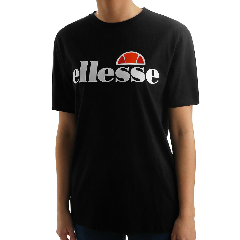Ellesse Albany T-shirt Femmes - Gris Foncé, Blanc
