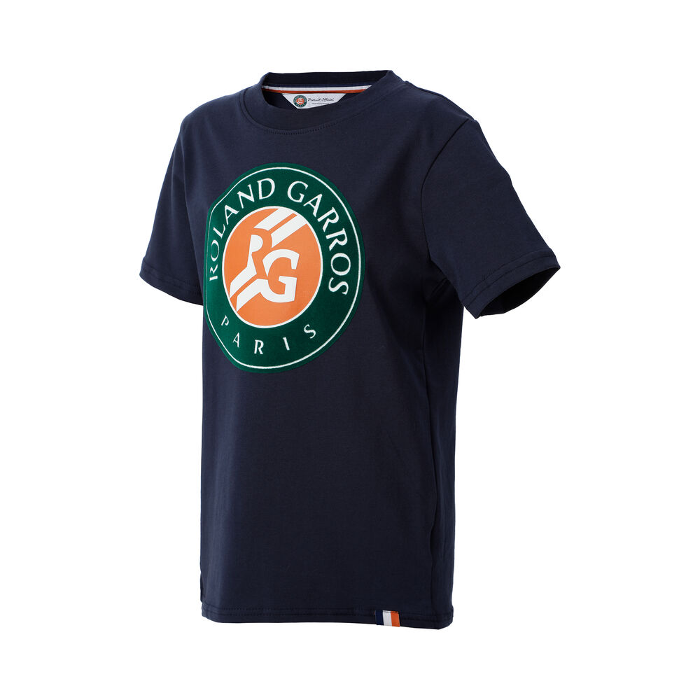 Roland Garros Big Logo T-shirt Enfants - Bleu