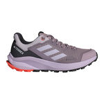 Chaussures de running adidas adidas Terrex Trailrider GTX Chaussure Trail Femmes-Gris,Bleu Fonc&eacute;