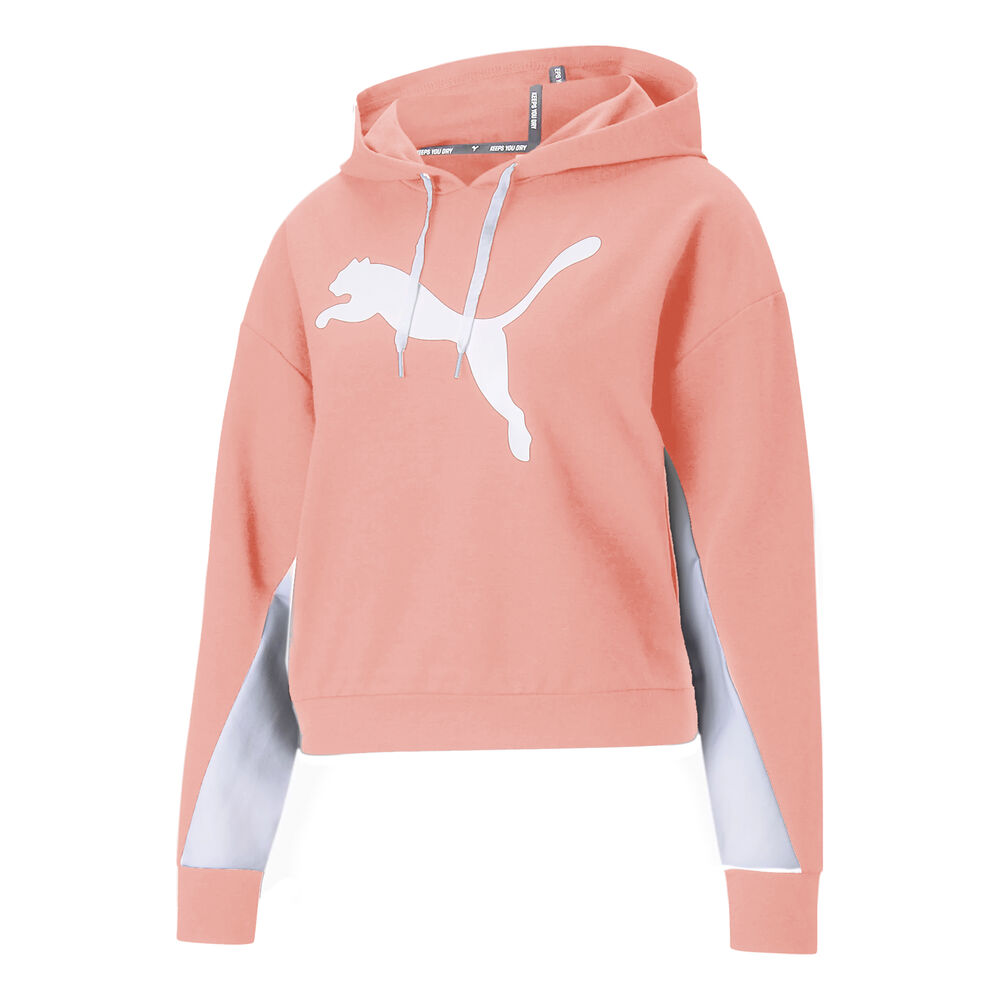 Puma Modern Sports Sweat À Capuche Femmes - Abricot, Blanc