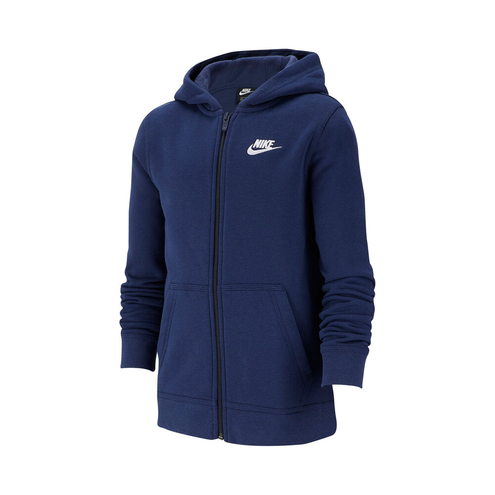 Nike Sportswear Gilet En Coton Garçons - Bleu Foncé , Blanc