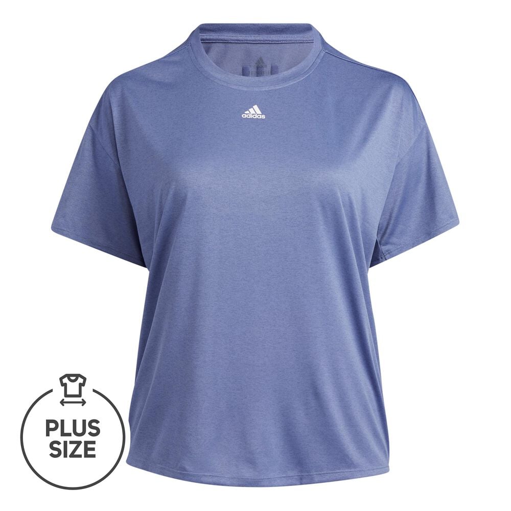 adidas 3-Stripes Plus Size T-shirt Femmes - Lilas