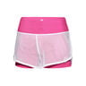 Efia Tech (2in1) Shorts Femmes-Pink,Blanc