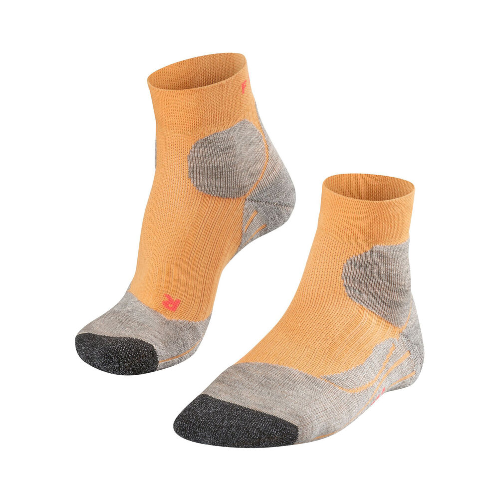 Falke TE2 Short Chaussettes De Tennis Femmes - Jaune Doré, Beige