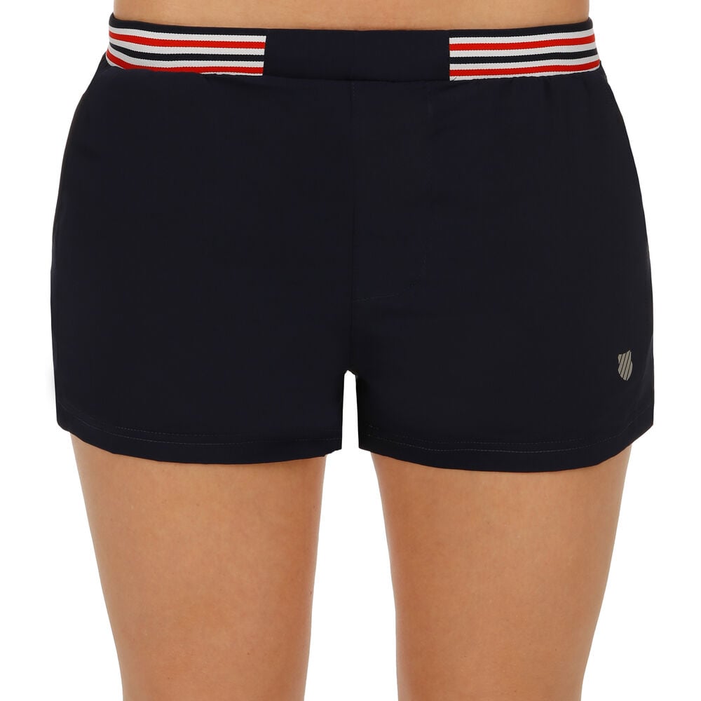K-Swiss Heritage Shorts Femmes - Bleu Foncé , Blanc