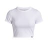 Rival Rib Baby T-shirt Femmes-Blanc