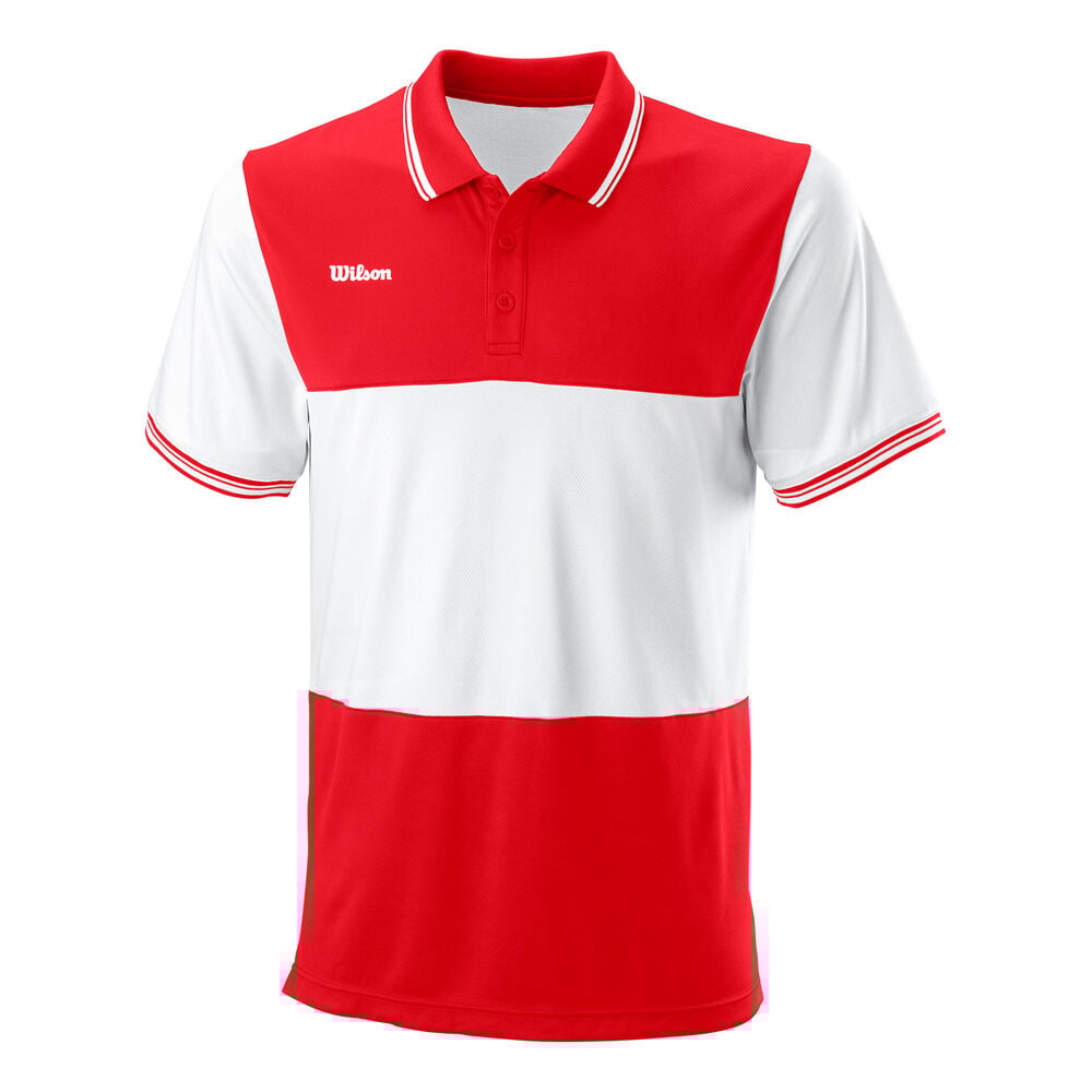 Wilson Polo Hommes - Rouge , Blanc