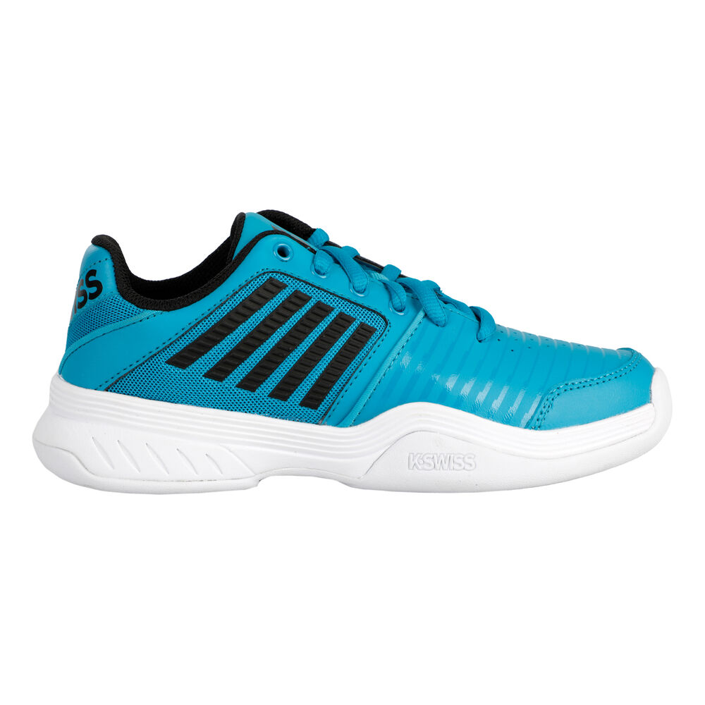 K-Swiss Court Express Carpet Enfants - Turquoise , Blanc
