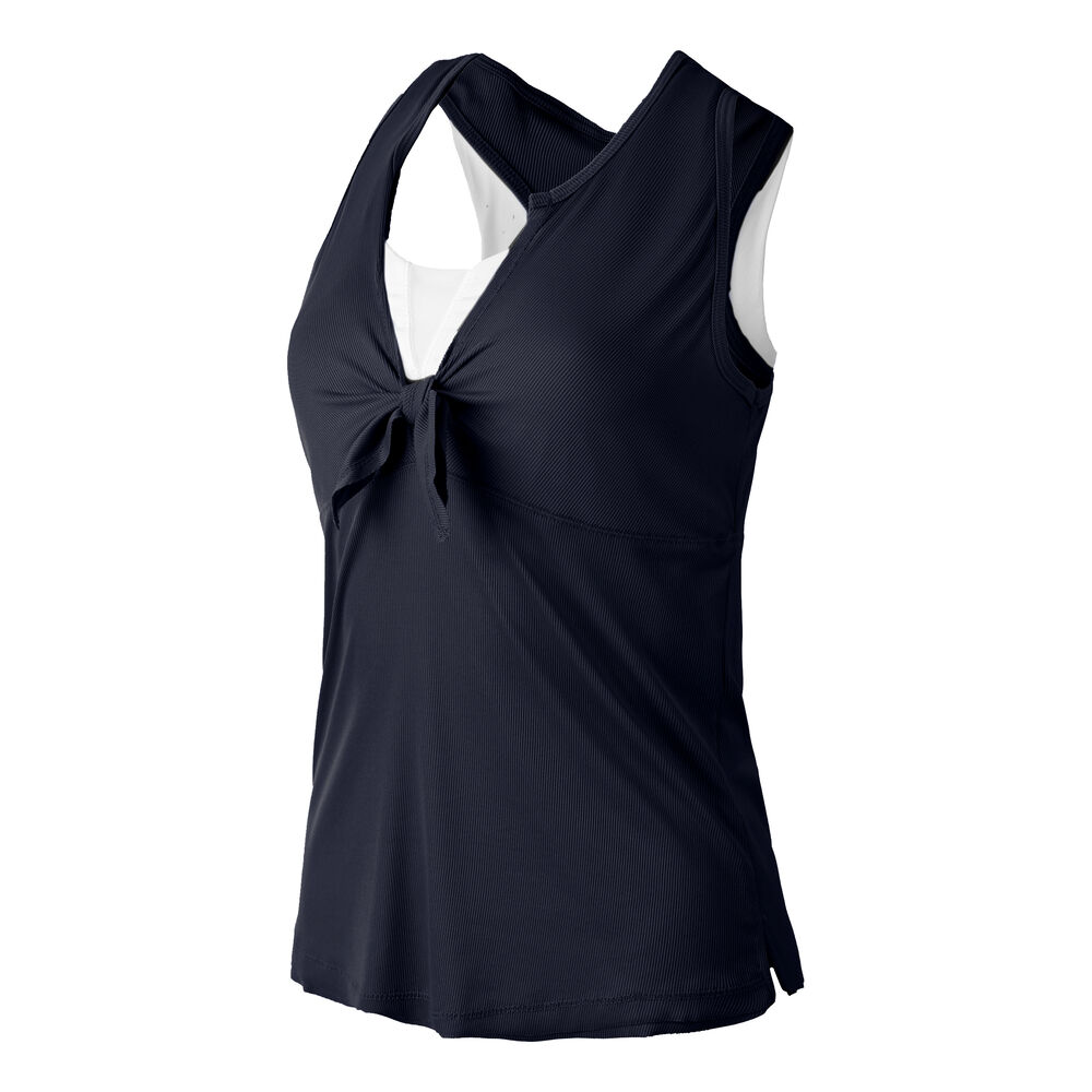 Lucky in Love Tie Me Up Bralette Débardeur Tank Top Femmes - Bleu Foncé
