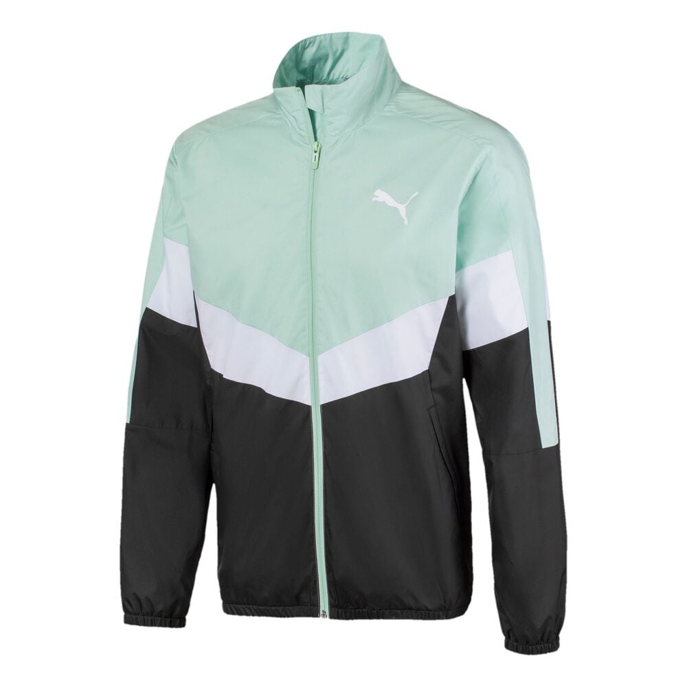 Puma CB Windbreaker Veste De Survêtement Hommes - Mint, Noir