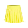 Love Pleated Jupe Femmes - jaune, blanc