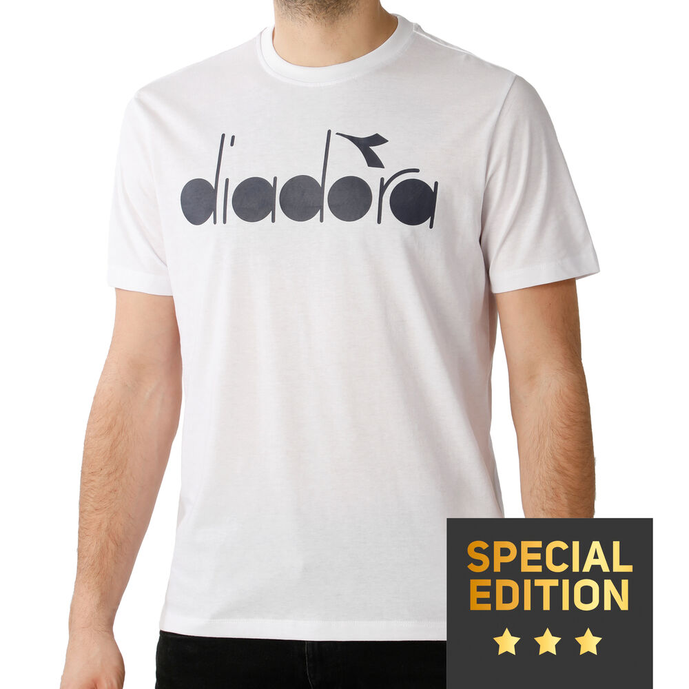 Diadora Club T-shirt Edition Spéciale Hommes - Blanc , Noir
