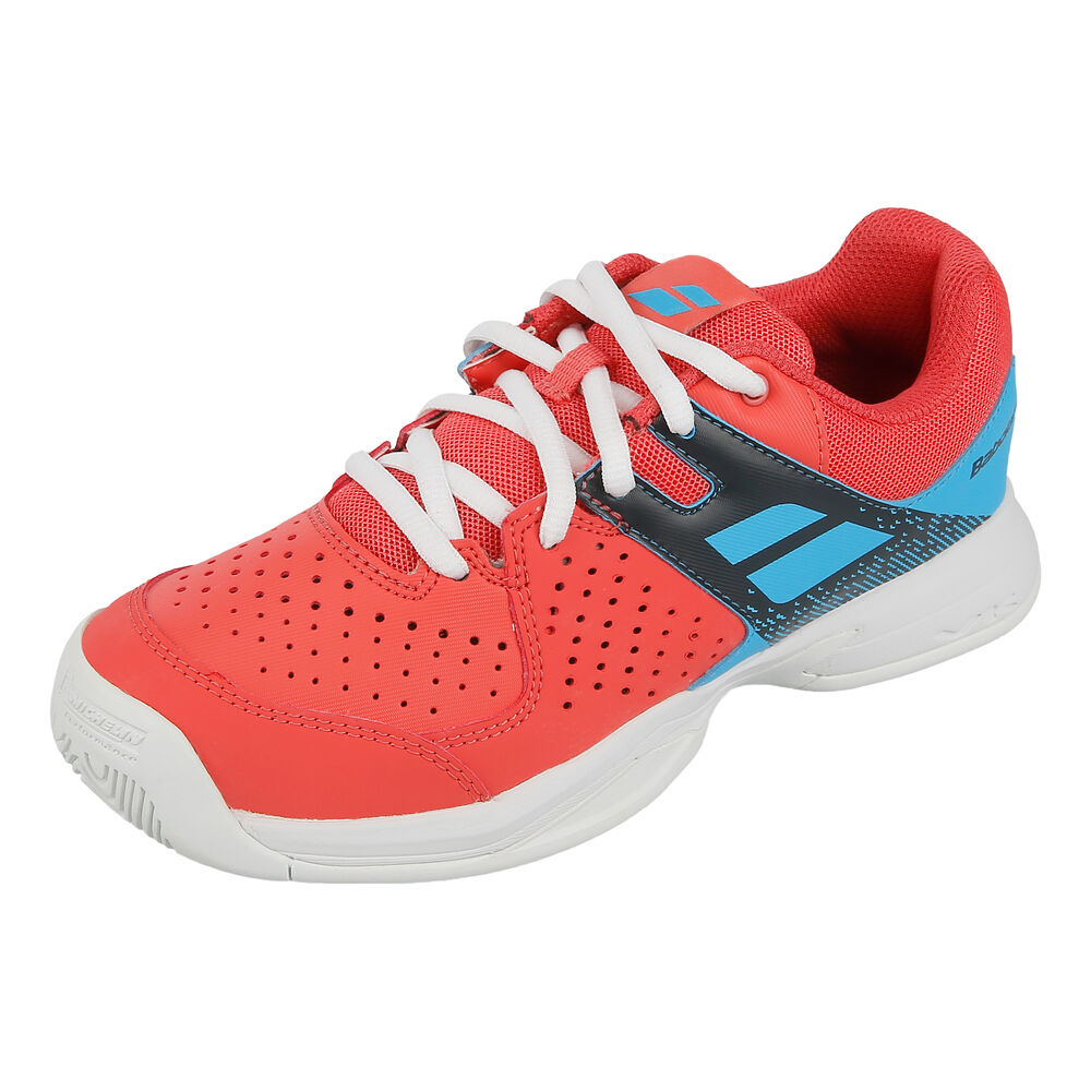 Babolat Pulsion Chaussures Toutes Surfaces Enfants - Orange , Bleu Clair