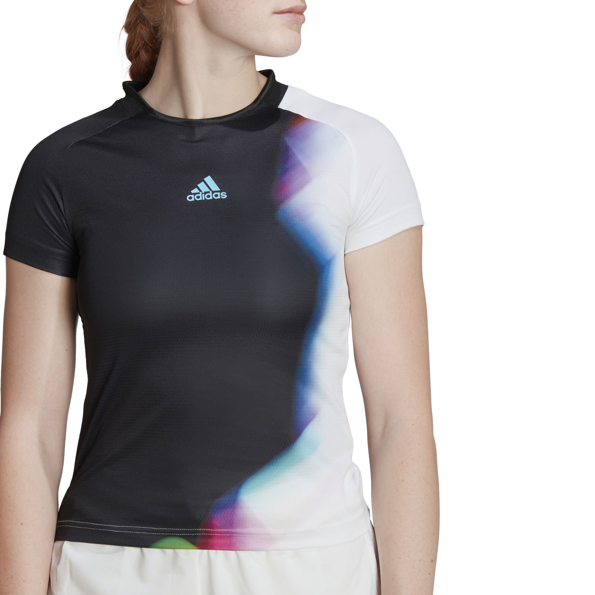 Adidas Originals - Tee Shirt De Sport Femme Foot CE1668 Noir Blanc