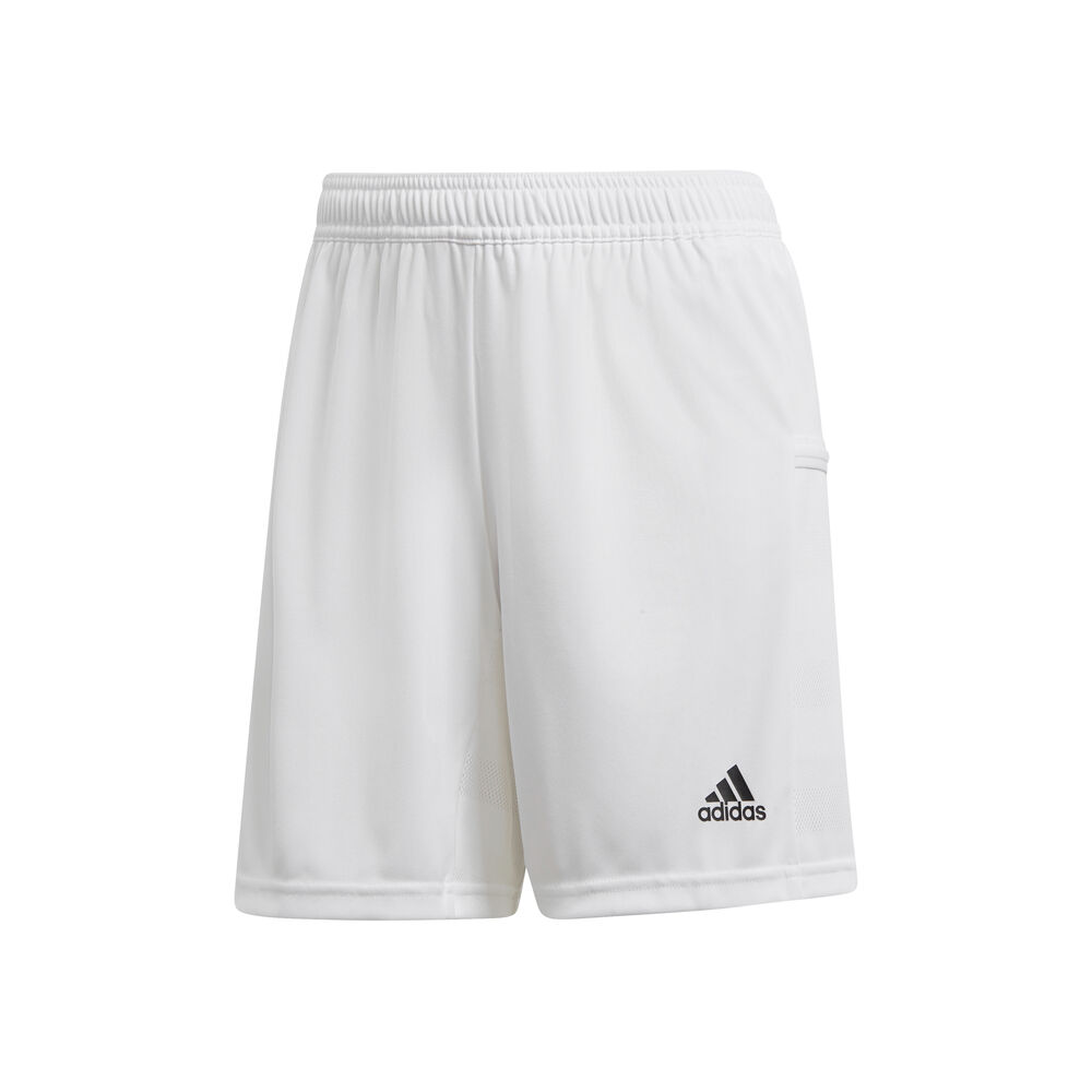adidas T19 Knee Shorts Femmes - Blanc , Noir