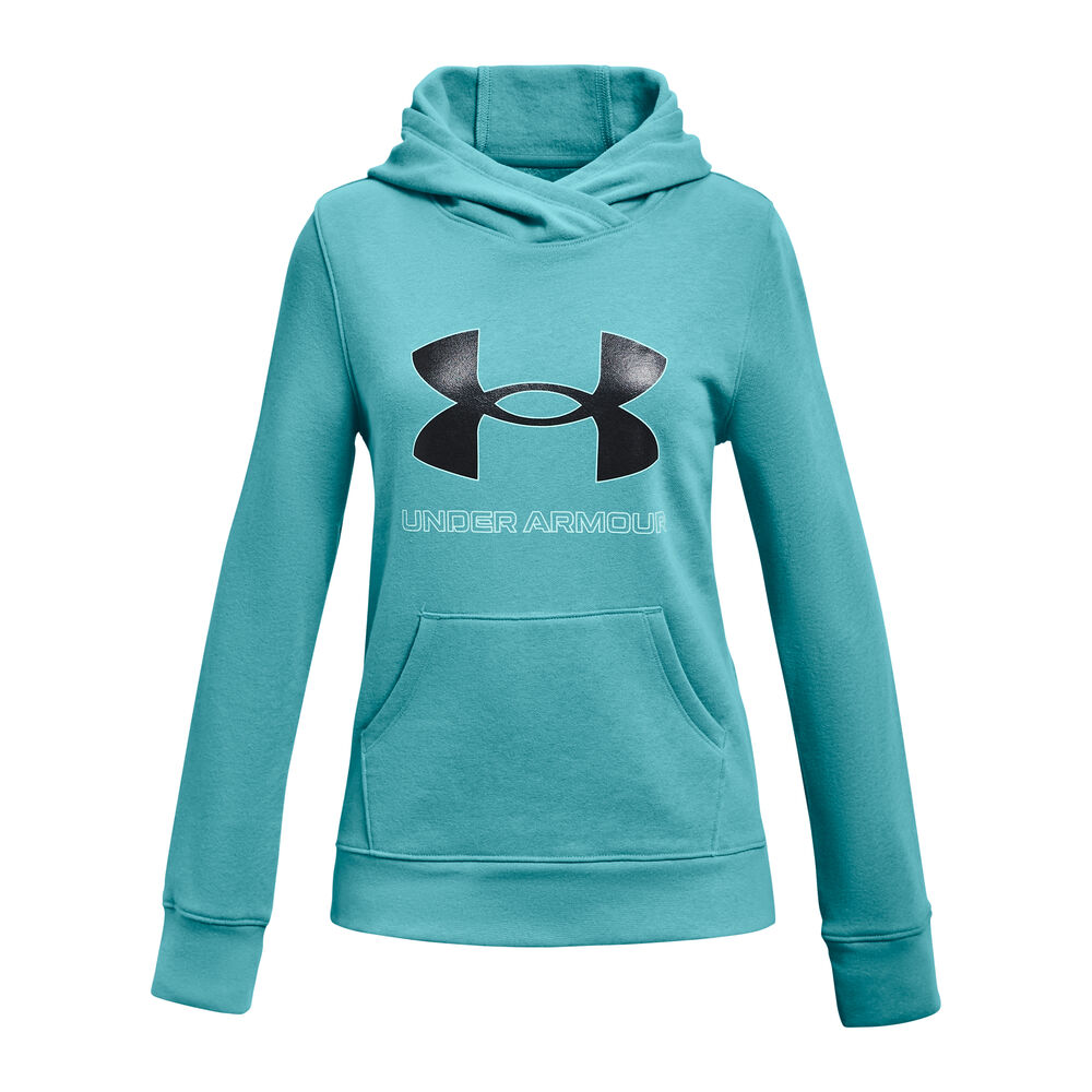 Under Armour Rival Logo Sweat à Capuche Filles - Turquoise , Noir