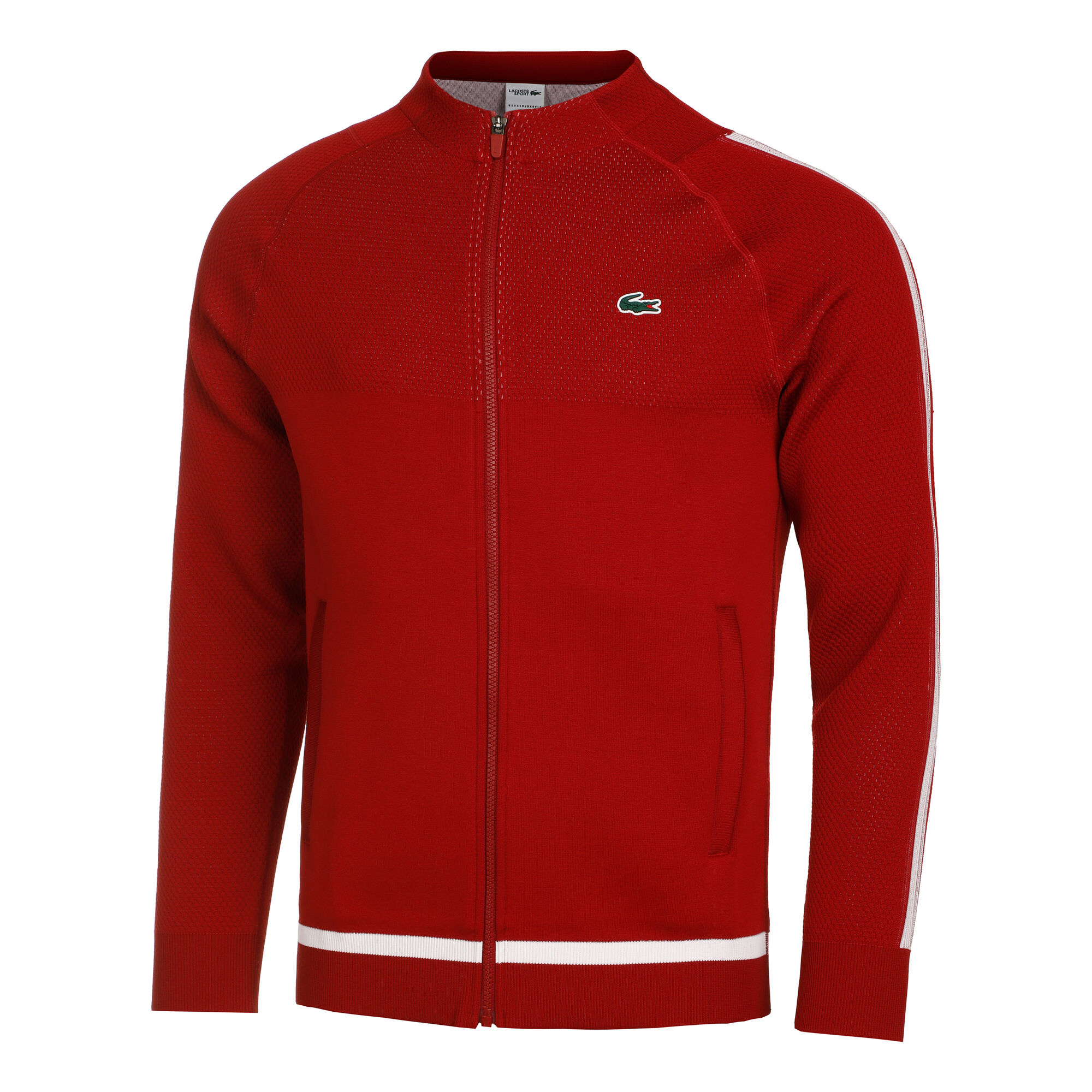 Lacoste Veste de survêtement Hommes rouille, rouge Tennis-Point