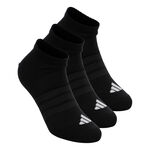 adidas adidas Essentials Low 3P Chaussettes de tennis Unisex-noir