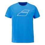 V&ecirc;tements Babolat Babolat EX T-shirt Hommes-bleu clair