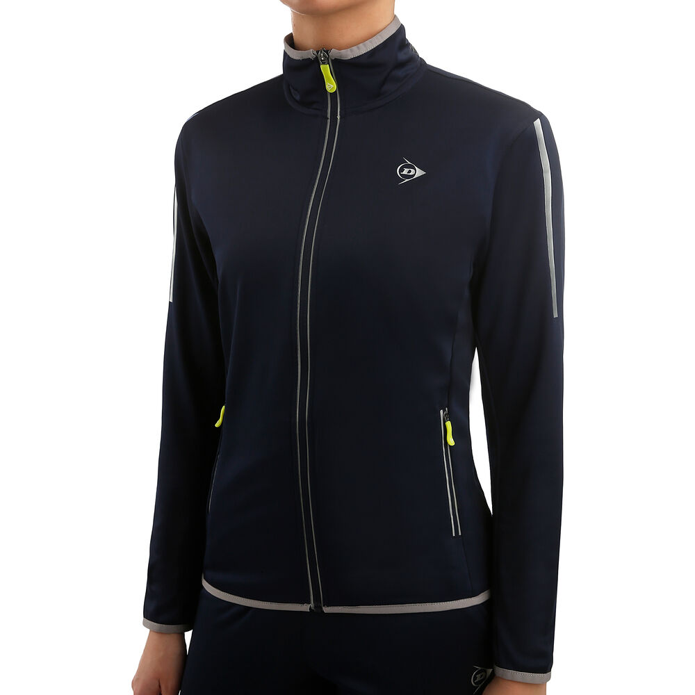 Dunlop Knitted Veste De Survêtement Femmes - Bleu Foncé , Gris Clair