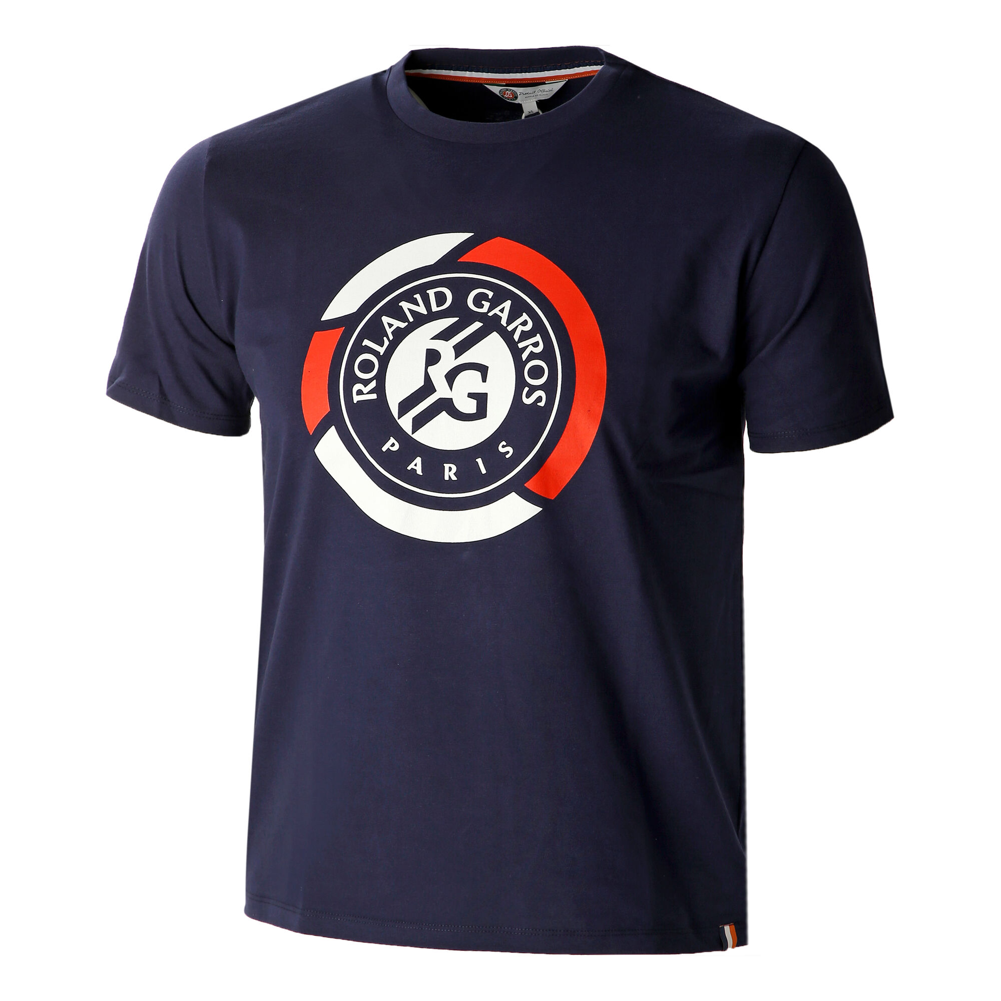 Buy Roland Garros Big Logo Tshirt Hommes Bleu Foncé , Rouge online