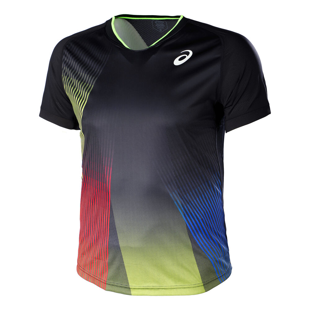 Asics Match Graphic T-shirt Hommes - Noir , Multicouleur