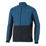 V&ecirc;tements Mizuno Mizuno Premium Warm Veste Running Hommes-Bleu,Bleu Fonc&eacute;