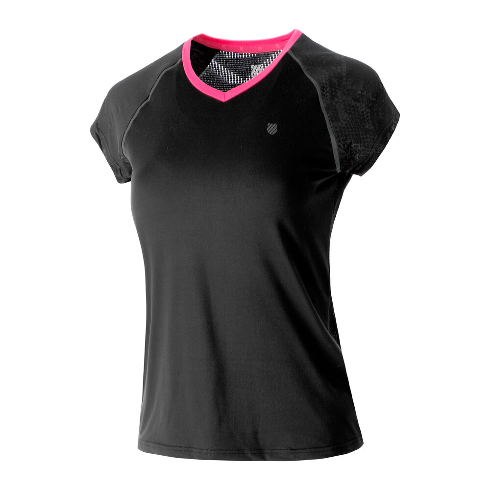 K-Swiss Hypercourt Express T-shirt Femmes - Noir , Pink