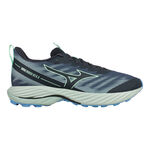 Chaussures de running Mizuno Mizuno Wave Rider GTX 2 Chaussure Trail Hommes-Bleu Foncé,Mint