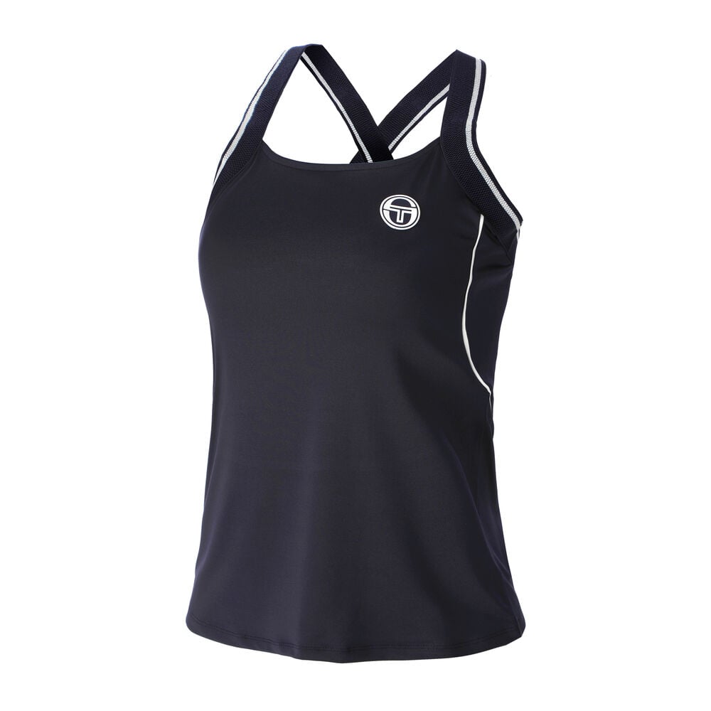Sergio Tacchini Tank Top Débardeur Tank Top Femmes - Bleu Foncé , Blanc