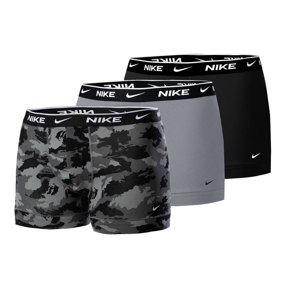 Nike E-Day Cotton Stretch Caleçon Pack De 3 Hommes - Gris , Multicouleur