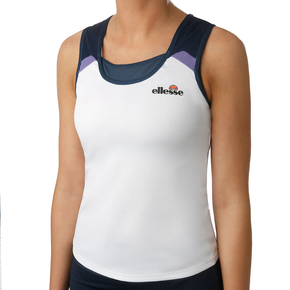 Ellesse Magdalena Débardeur Tank Top Femmes - Blanc , Bleu Foncé