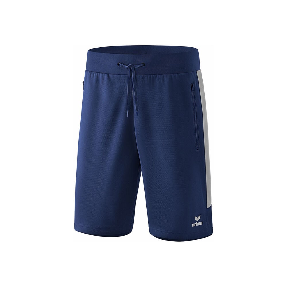Erima Squad Shorts Hommes - Bleu Foncé , Blanc