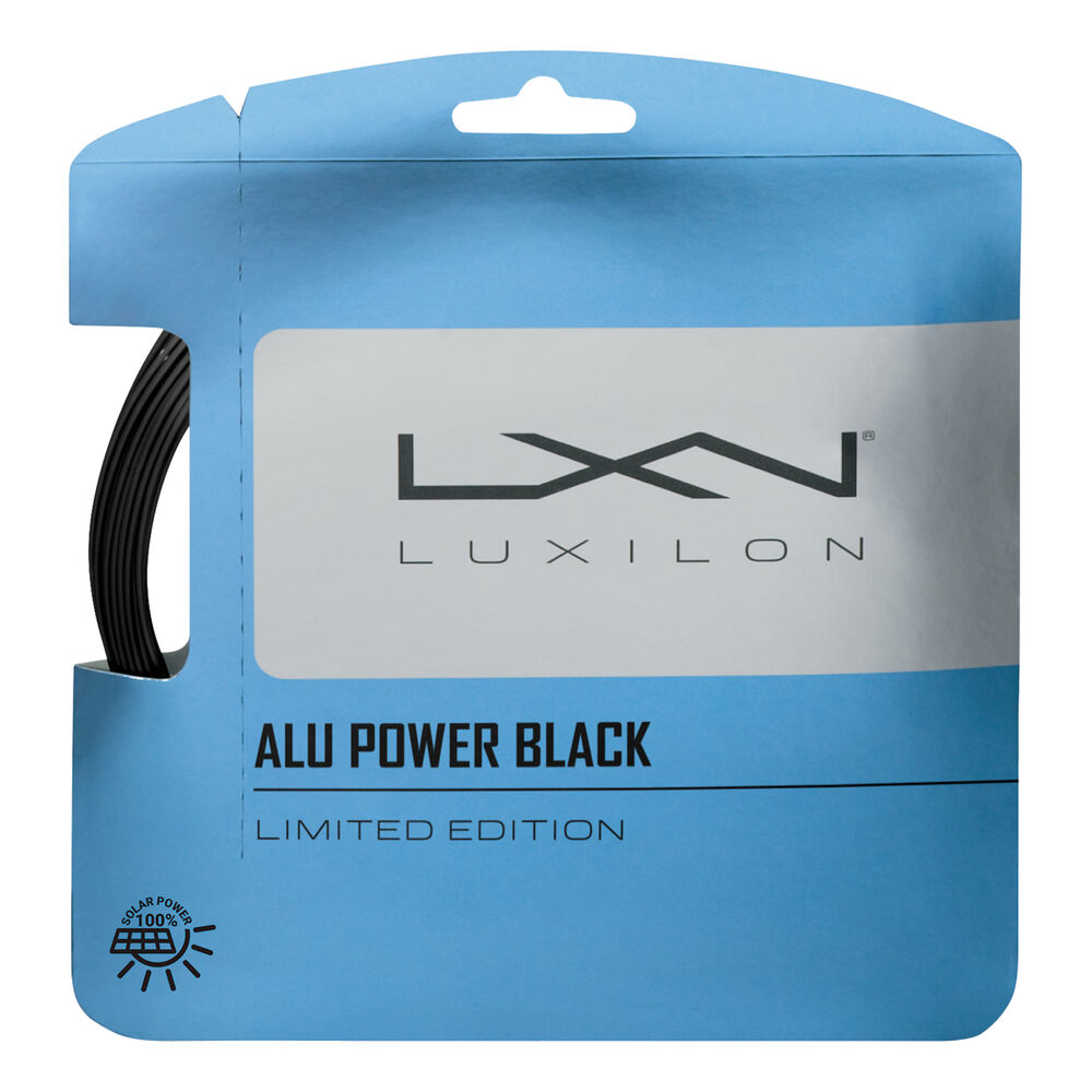 Luxilon Alu Power Black Ltd Cordage En Garniture 12,2m - Noir