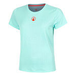 V&ecirc;tements Quiet Please Quiet Please Wild Spin T-shirt Femmes-Turquoise,Rouge